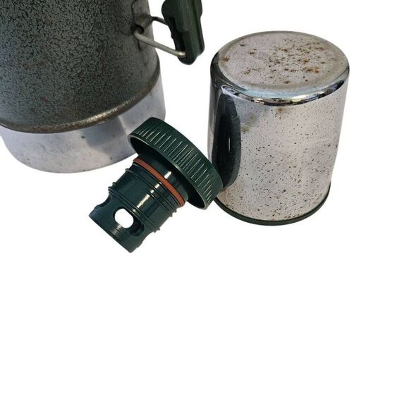 Vintage Stanley thermos, green half gallon. - Picture 7 of 8